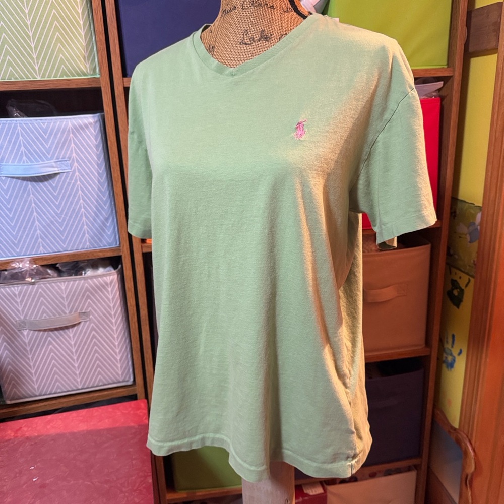Polo by Ralph Lauren Vintage Tee with Pink Logo